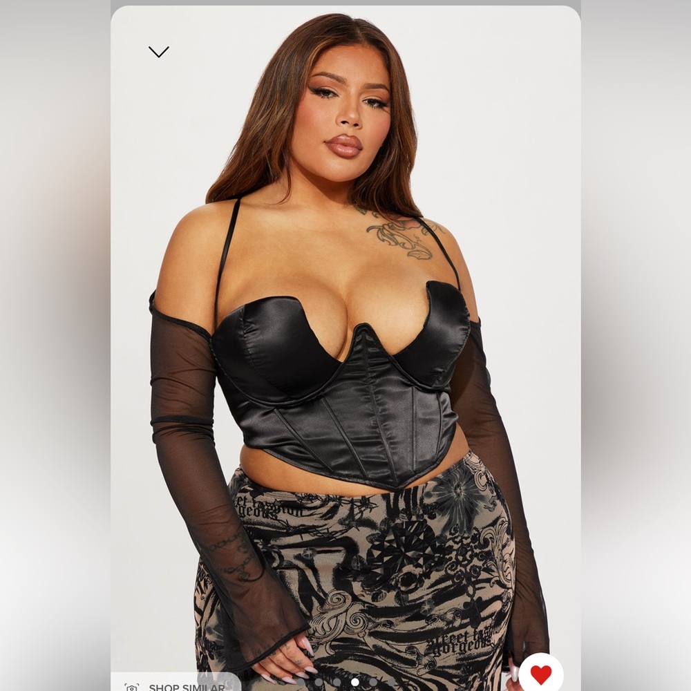 Fashion Nova Corset Top